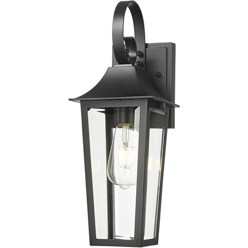 Gannon Outdoor Wall Light in Black, G9
