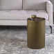 Adrina 18 X 12 inch Antique Gold Accent Table