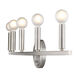 Sawyer 5 Light 32 inch Satin Nickel Vanity Light Wall Light
