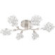 Blossom LED 32 inch Beige Silver Flush Mount Ceiling Light in Metallic Beige Silver, 2700K LED