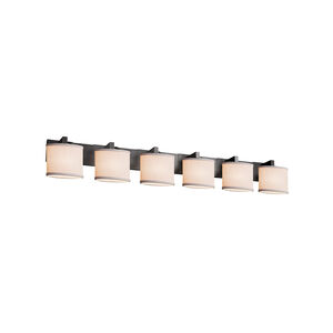 Textile LED 57 inch Matte Black Bath Bar Wall Light
