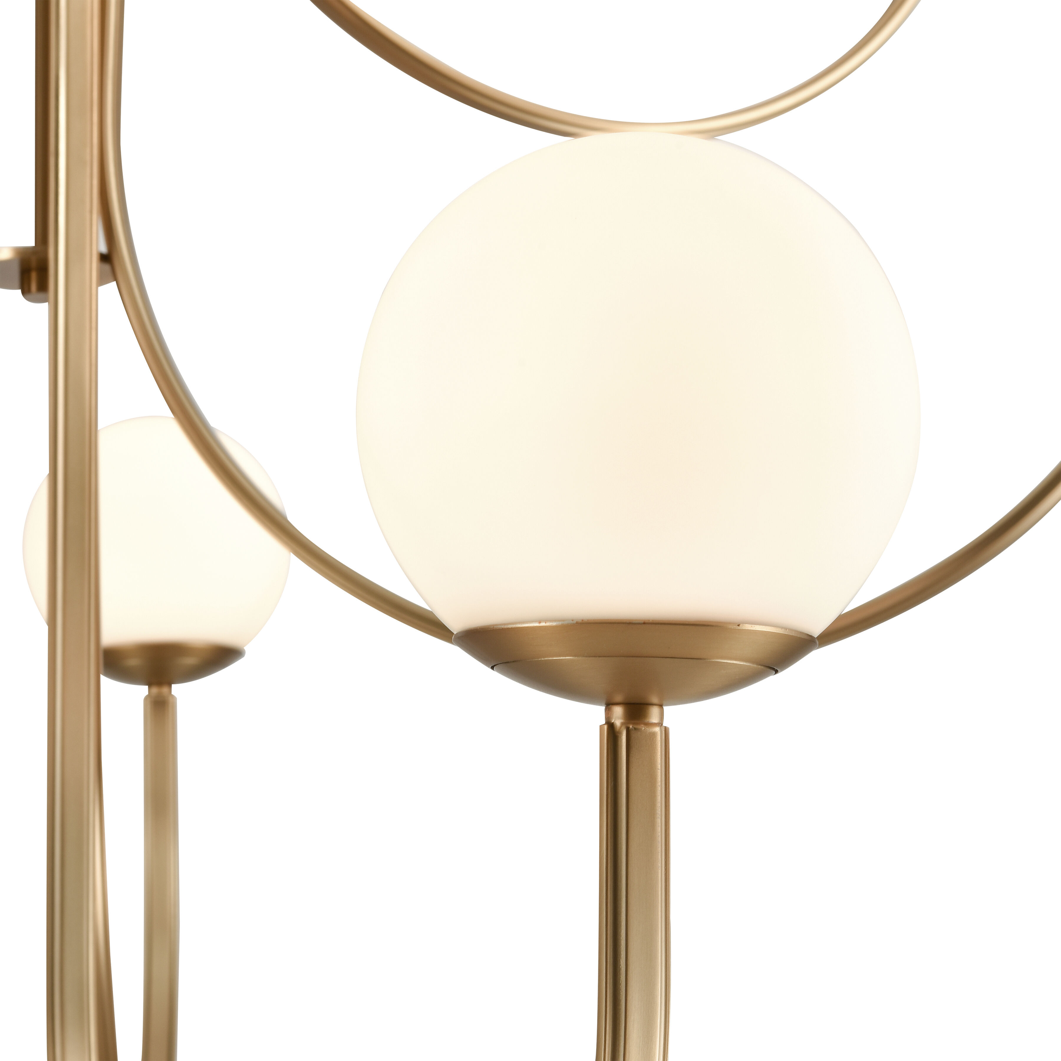 Caroline 9 Light 43.5 inch Brushed Gold Chandelier Ceiling Light