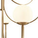 Caroline 9 Light 43.5 inch Brushed Gold Chandelier Ceiling Light