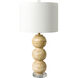 Algarve 30.5 inch 100 watt Clear Table Lamp Portable Light