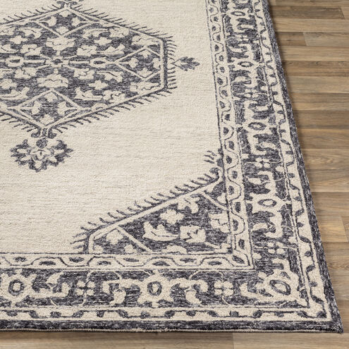 Granada 36 X 24 inch Black Rug in 2 x 3, Rectangle