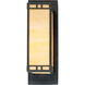 Arts and Crafts 1 Light 14 inch Weathered Bronze Bath Vanity Wall Light