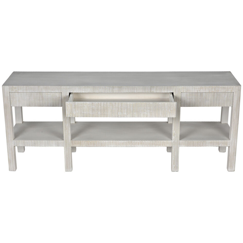 Conrad 81 X 20 inch White Wash Console