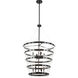 Ventari 8 Light 25 inch Matte Black Pendant Ceiling Light