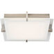 Matrix LED 12.2 inch Brushed Nickel Flush Mount Ceiling Light