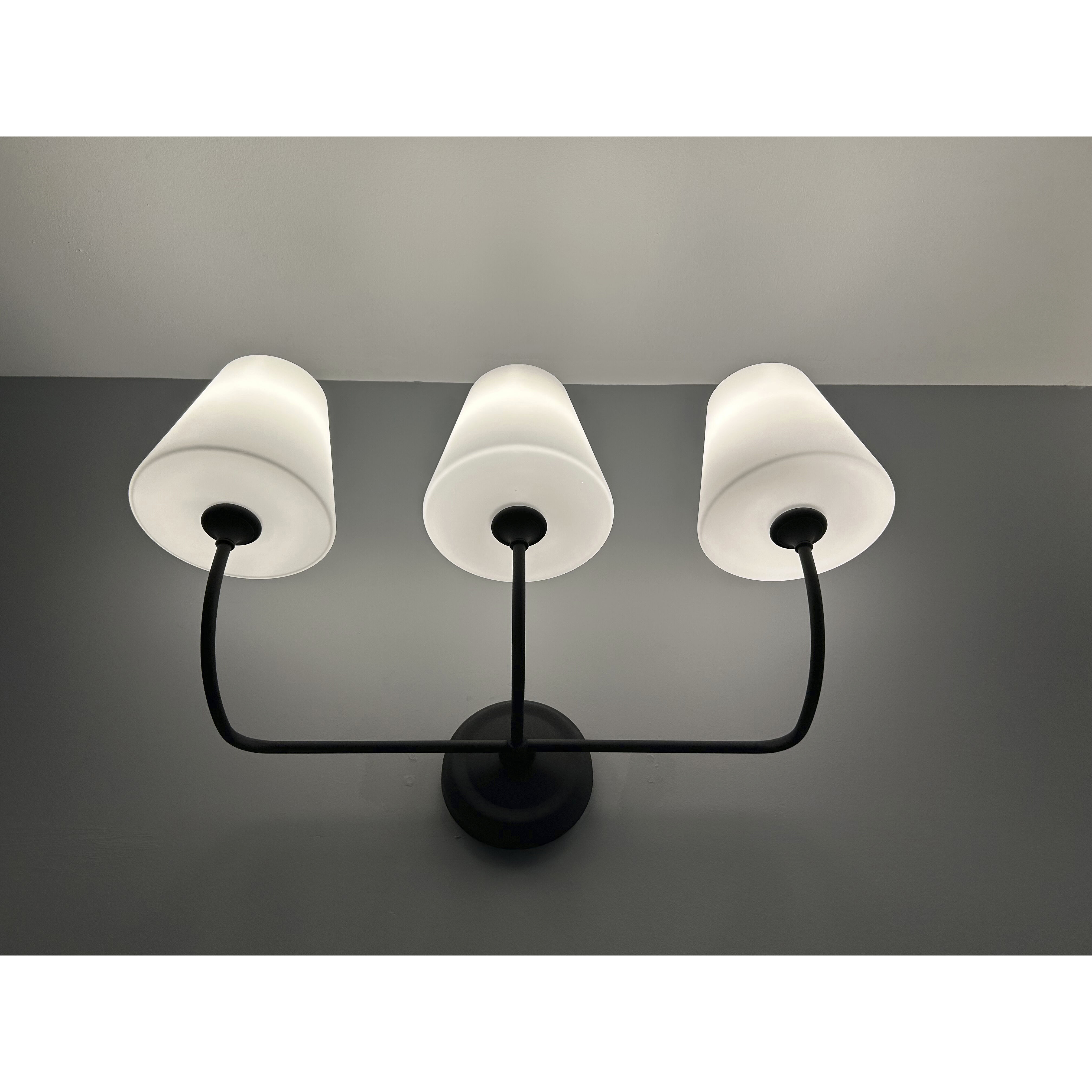 Sylvan Bath Vanity Light Wall Light in Black Forged