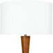 Denver 28.5 inch 150 watt Brown Table Lamp Portable Light