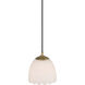 Dorinda 1 Light 6.5 inch Brushed Champagne Brass Pendant Ceiling Light
