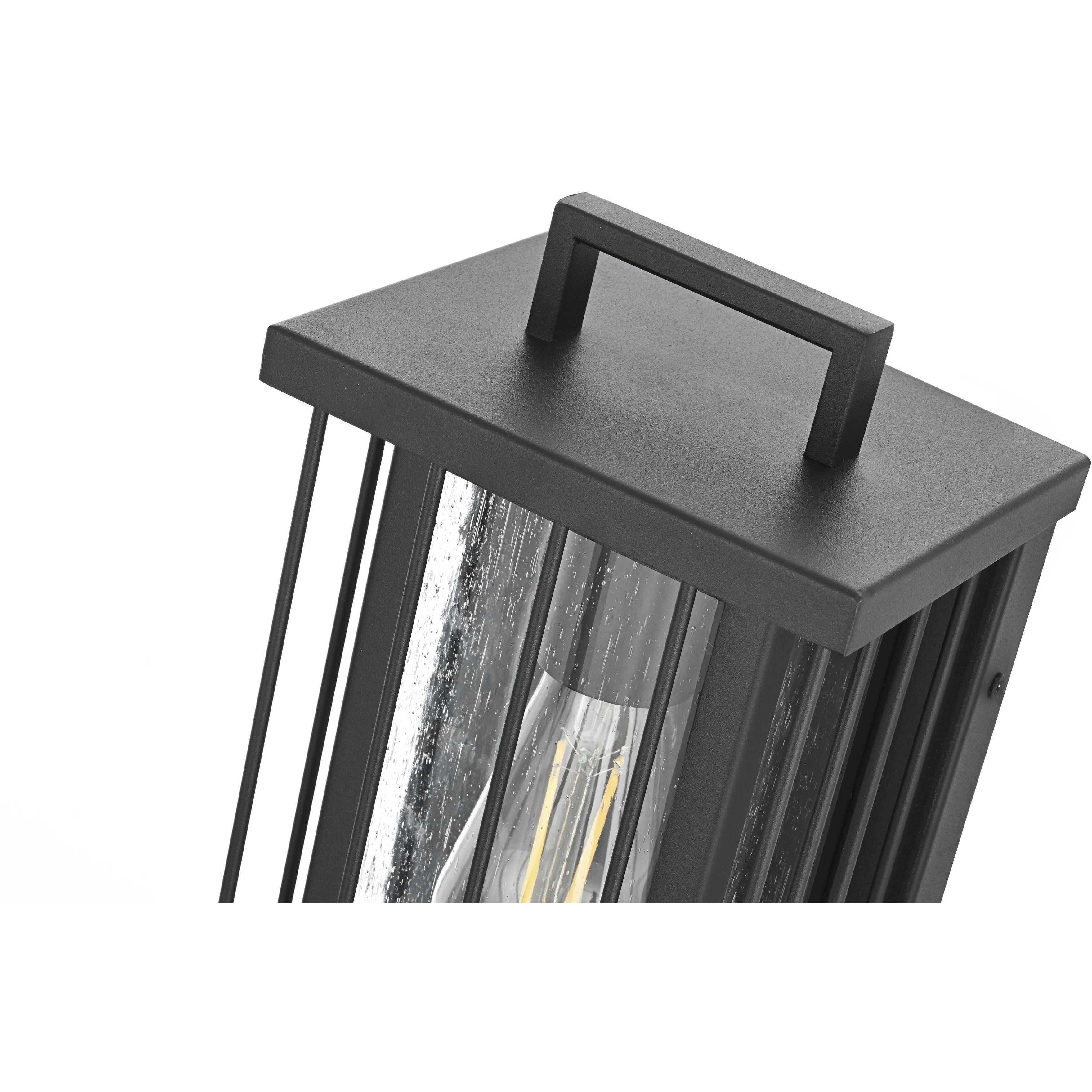 Sedgley 1 Light 12 inch Black Outdoor Wall Sconce