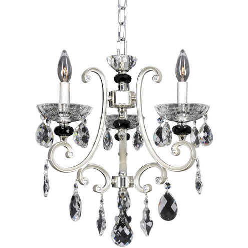 Bedetti 3 Light 17 inch Two Tone Silver Chandelier Ceiling Light