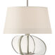 Thomas O'Brien Orillon 22.75 inch 60.00 watt Polished Nickel and Crystal Accent Lamp Portable Light
