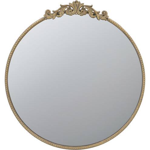 A&B Home 82189-GOLD-DS Dia 32 X 30 inch Gold Wall Mirror
