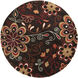 Athena 72 inch Dark Brown/Burgandy/Brown/Camel/Olive/Mustard Handmade Rug, Wool