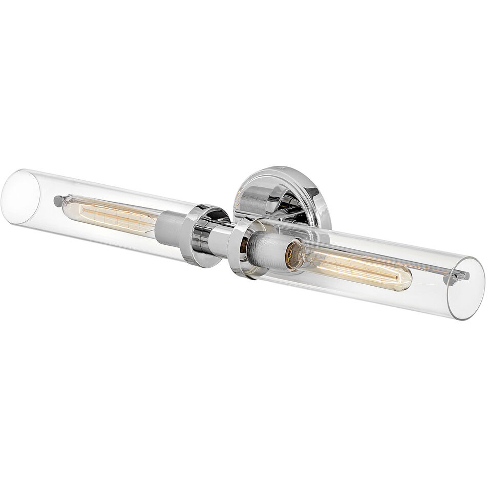 Vaughn 2 Light 25 inch Chrome Vanity Light Wall Light