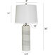 Ellis 29 inch 100.00 watt Mercury and Warm Gray and Silver Table Lamp Portable Light