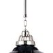 Maine 1 Light 16 inch Navy Pendant Ceiling Light, Large