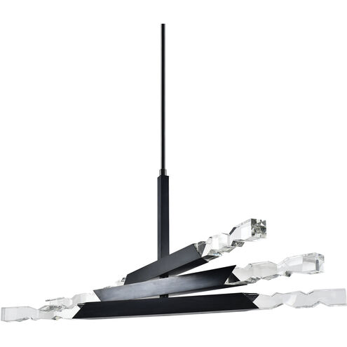 Mamadim 6 Light 48 inch Satin Brushed Black Chandelier Ceiling Light