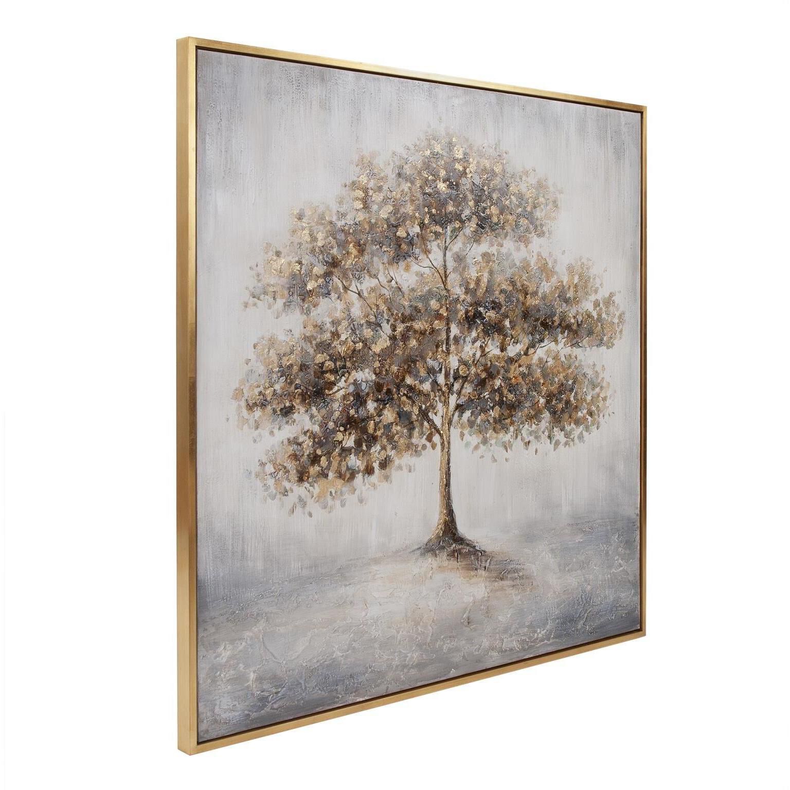 Golden Oak 51.75 X 51.75 inch Hand Painted Canvas