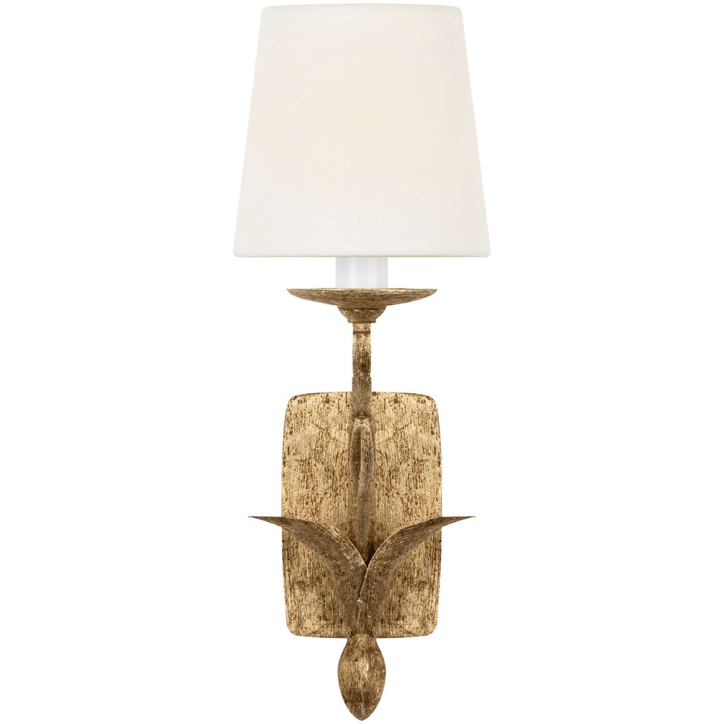 Chapman & Myers Amalfi LED 5 inch Milano Gold Sconce Wall Light