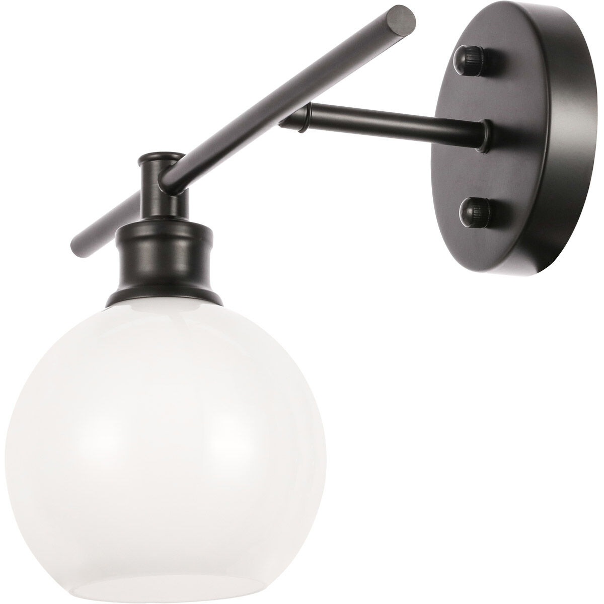 Collier 1 Light 14.7 inch Black Wall sconce Wall Light, Left