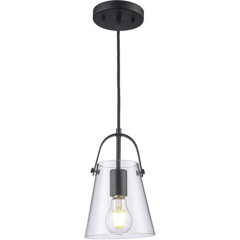 Curry 1 Light 6 inch Black Bell Mini Pendant Ceiling Light