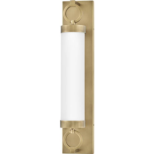 Lisa McDennon Baylor LED 24 inch Heritage Brass Bath Light Wall Light, Linear, Sconce