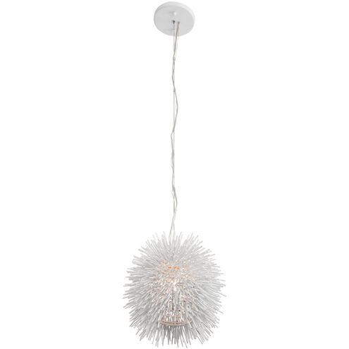 Urchin 1 Light 9 inch White Mini Pendant Ceiling Light