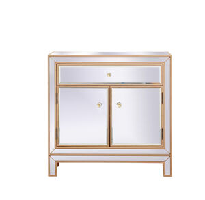 Modern Antique Gold Cabinet