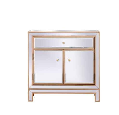 Modern Antique Gold Cabinet