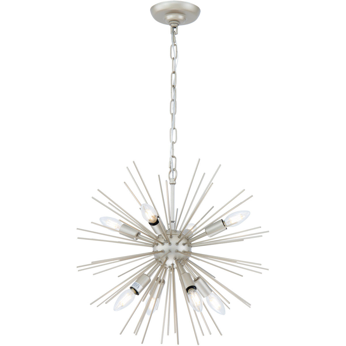 Timber 8 Light 20 inch Champagne Pendant Ceiling Light
