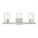 Clarion 3 Light 23 inch Brushed Nickel Vanity Sconce Wall Light