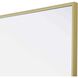 Amoura 36 X 27 inch Brass Mirror