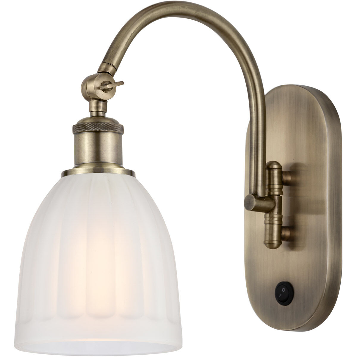 Ballston Brookfield 1 Light 6 inch Antique Brass Sconce Wall Light