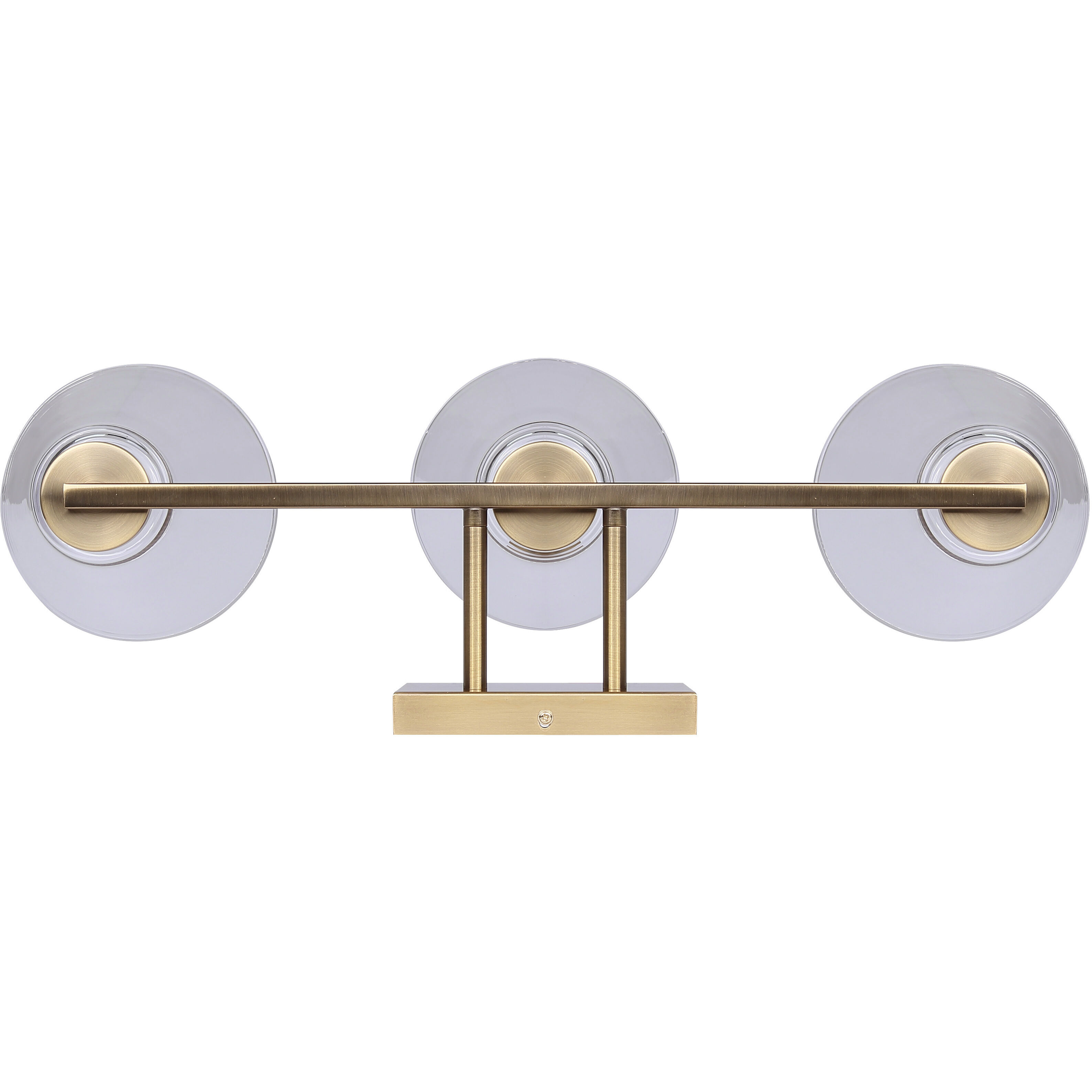 Berklie 3 Light 25.5 inch Gold Vanity Light Wall Light