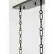 Verona Beach 1 Light 50.5 inch Old Bronze Linear Ceiling Light, Oval