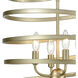 McSherrystown 4 Light 17 inch Aged Silver Pendant Ceiling Light