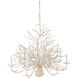 Seaward 12 Light 39 inch Coral White Chandelier Ceiling Light, Large