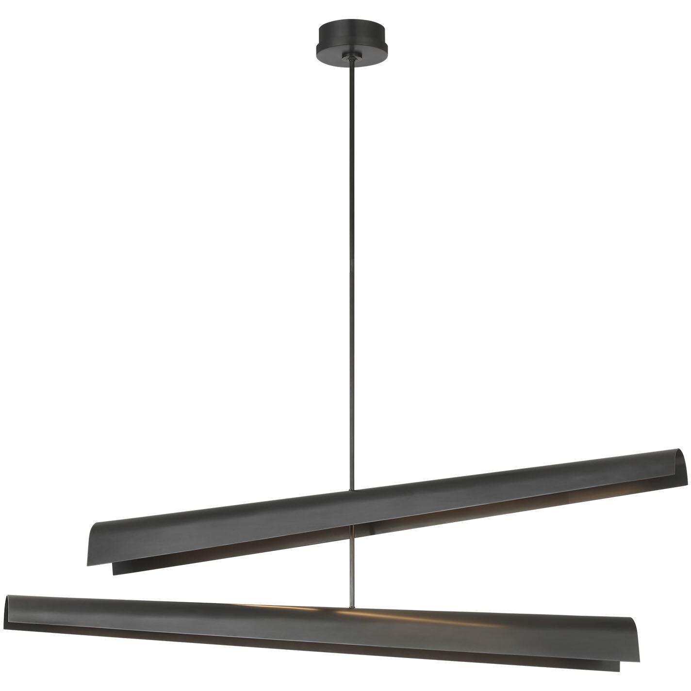 Kelly Wearstler Piel LED 51.5 inch Bronze Multi-Positional Chandelier Ceiling Light