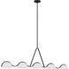 Kelly by Kelly Wearstler Nido 5 Light 60 inch Midnight Black Linear Chandelier Ceiling Light