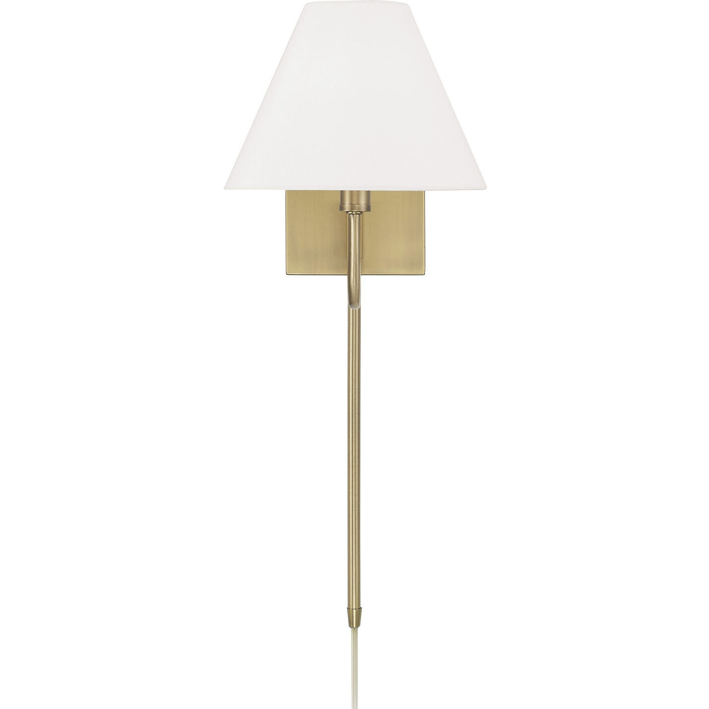 Chadwick Sconce Wall Light in Aged Brass