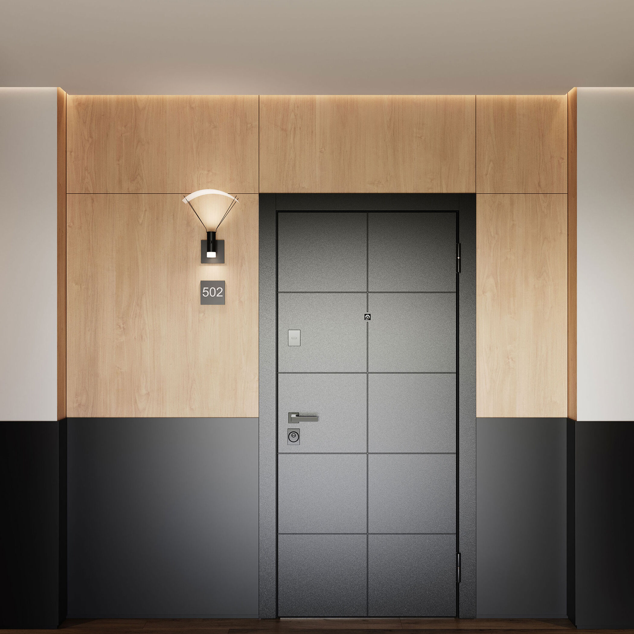 Suspenders LED 11 inch Satin Black Modular Wall Mount Wall Light