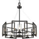 Marco 5 Light 25 inch Matte Black Chandelier Ceiling Light