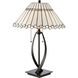 Evelyn 26 inch 60.00 watt Tiffany Bronze Table Lamp Portable Light