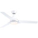 Pyramid 52 inch Matte White Fan-Uni