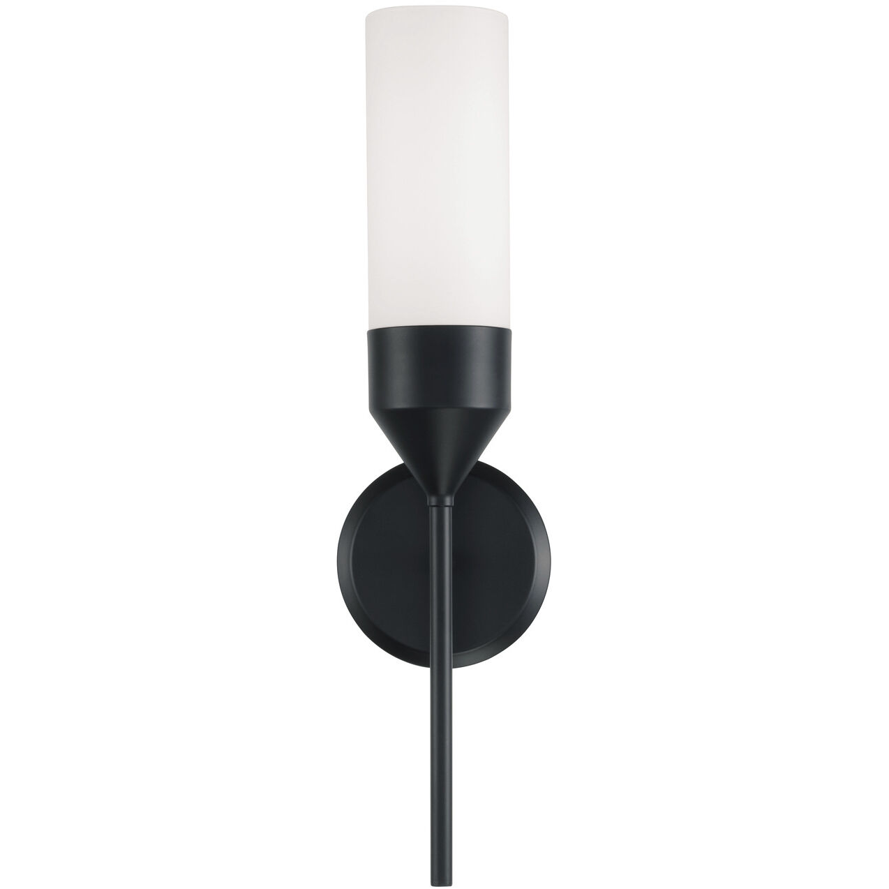 Devon 1 Light 5 inch Matte Black Sconce Wall Light