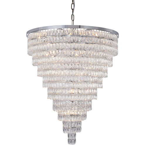Canada 32 Light 42 inch Chrome Chandelier Ceiling Light